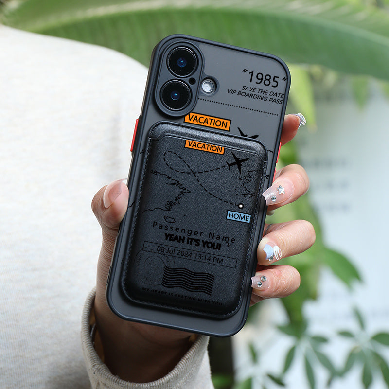 Funda iPhone 2 en 1 con Cartera Magnética