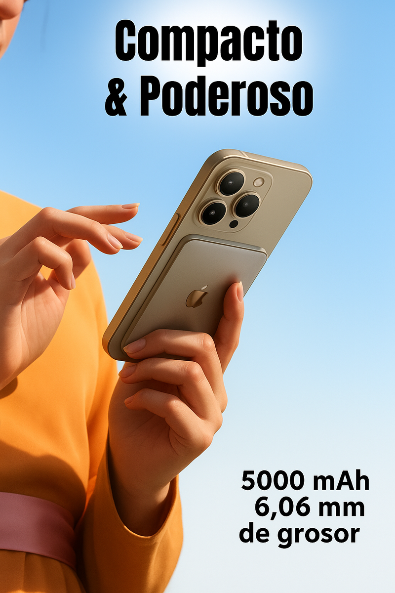 Batería externa ultradelgada y minimalista