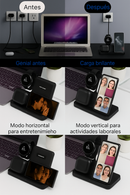 Base de carga Samsung 3 en 1 Inalarm - Carga rápida