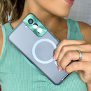 Funda Samsung Magnética con Vidrio Templado y Aluminio Aeroespacial - MagSafe