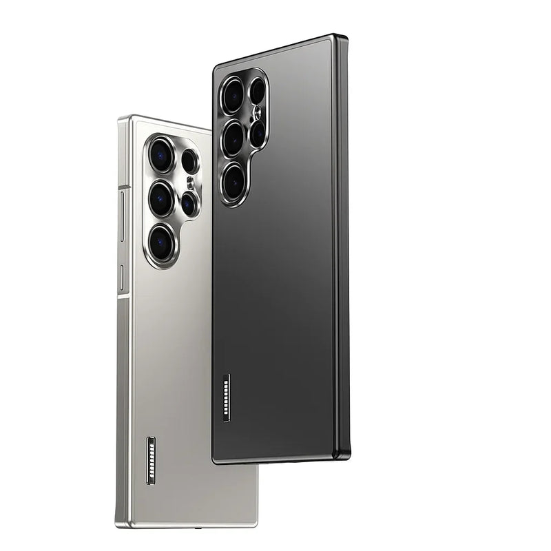 Funda Samsung con Marco de Aluminio y Resistente a Caídas