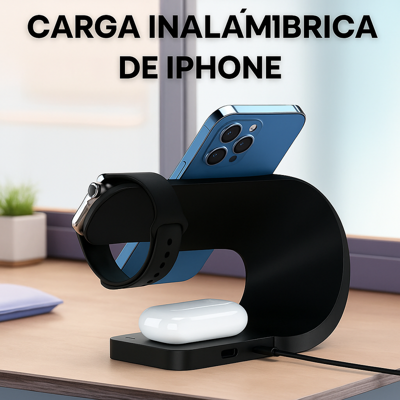 Cargador magnético inalámbrico Apple 4 en 1