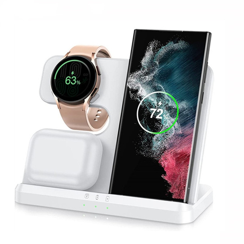 Base de carga Samsung 3 en 1 Inalarm - Carga rápida