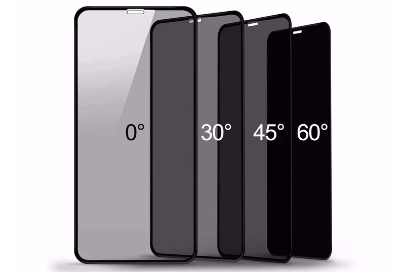 Película protectora para iPhone con cristal templado - Pantalla de privacidad (3 unidades)