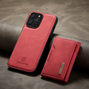 Funda de piel ultrafina para iPhone con cartera magnética 2 en 1