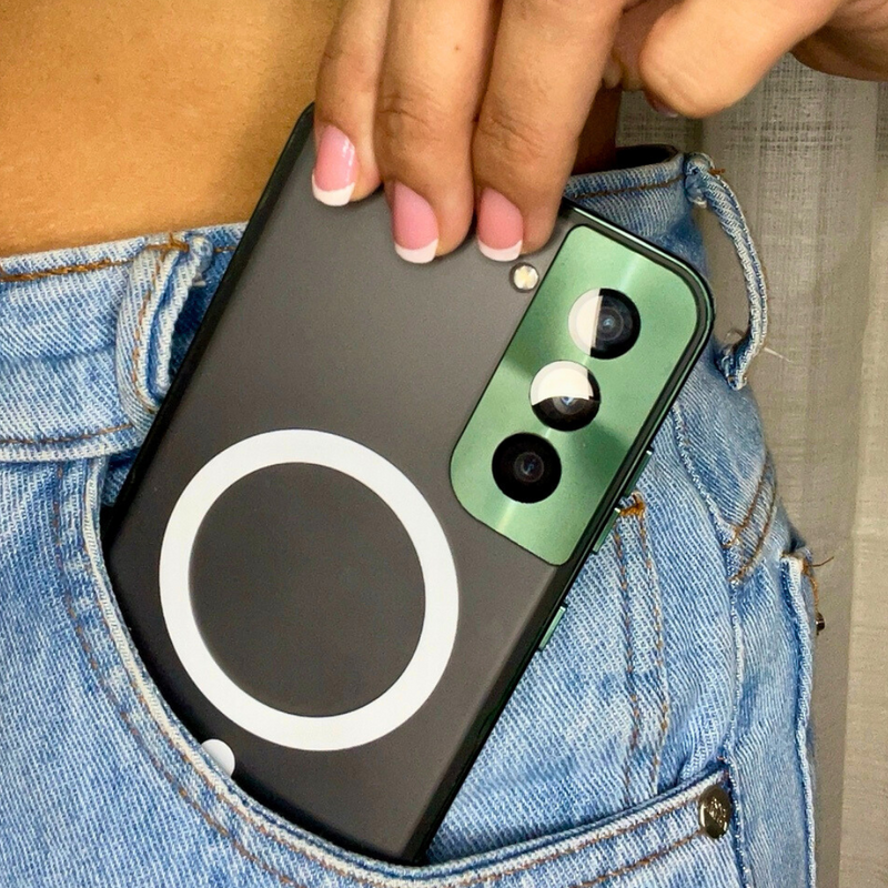 Funda Samsung Magnética con Vidrio Templado y Aluminio Aeroespacial - MagSafe