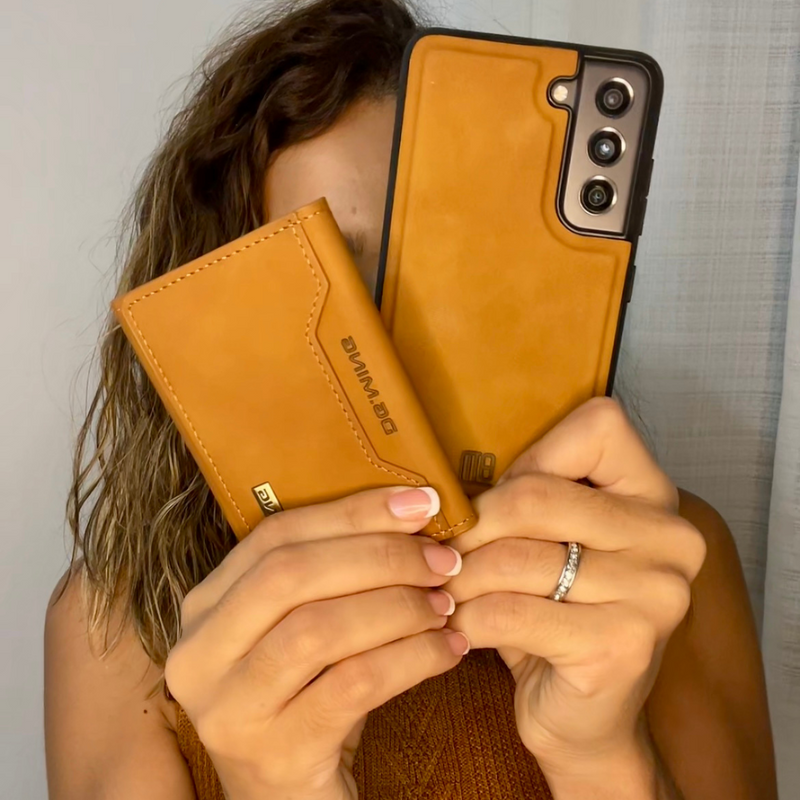 Funda Samsung Ultra Slim Cuero con Cartera Magnética 2 en 1