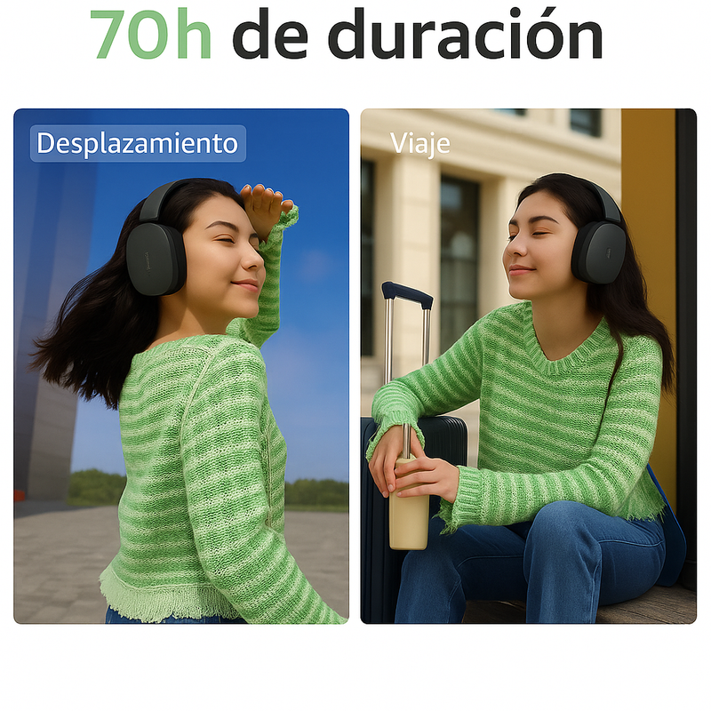 Auriculares Baseus Bowie H1 Original con cancelación activa de ruido