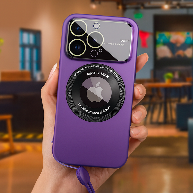 Funda MagSafe para iPhone con protección para la lente