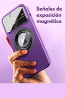 Funda MagSafe para iPhone con protección para la lente
