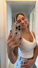 Funda protectora metálica para iPhone MagSafe en aleación de aluminio