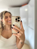 Funda protectora metálica para iPhone MagSafe en aleación de aluminio