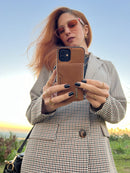 Funda de piel ultrafina para iPhone con cartera magnética 2 en 1