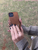 Funda de piel ultrafina para iPhone con cartera magnética 2 en 1