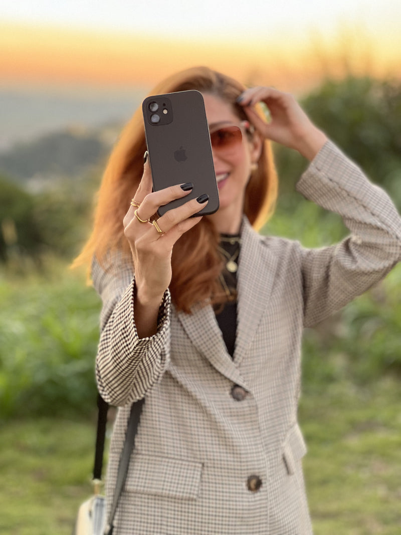 Funda para iPhone de cristal templado esmerilado - Vitra Pro