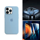 Kit Premium Combo Protección Completa Funda iPhone y Películas