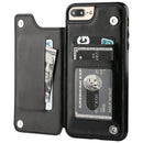 Funda iPhone Piel con Cartera Secreta 2 en 1