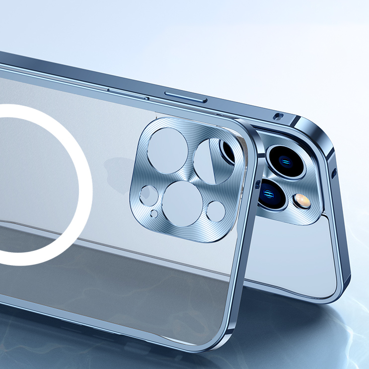 Funda protectora metálica para iPhone MagSafe en aleación de aluminio