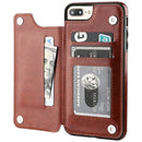 Funda iPhone Piel con Cartera Secreta 2 en 1