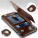 Funda iPhone Piel con Cartera Secreta 2 en 1