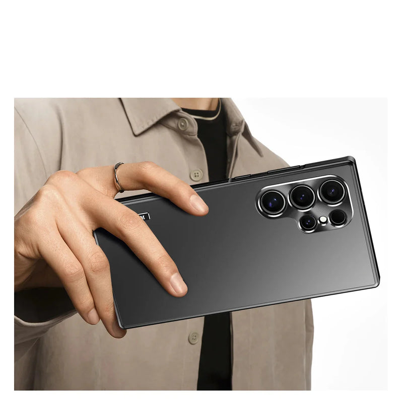 Funda Samsung con Marco de Aluminio y Resistente a Caídas