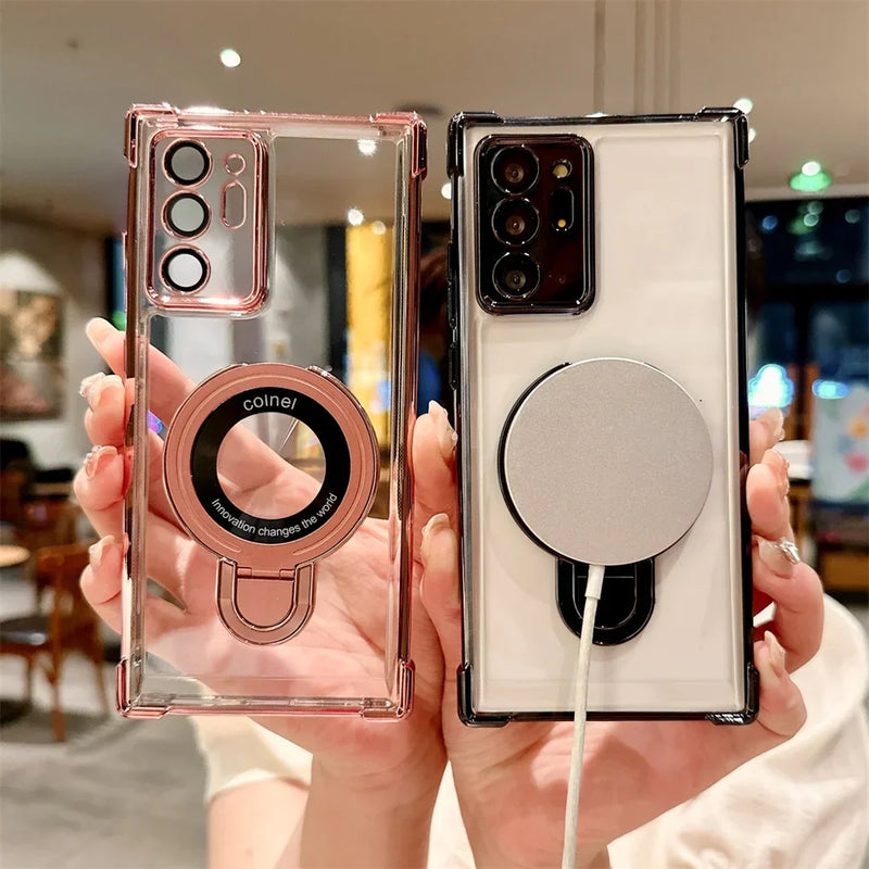 Funda Samsung anti-impactos MagSafe con soporte