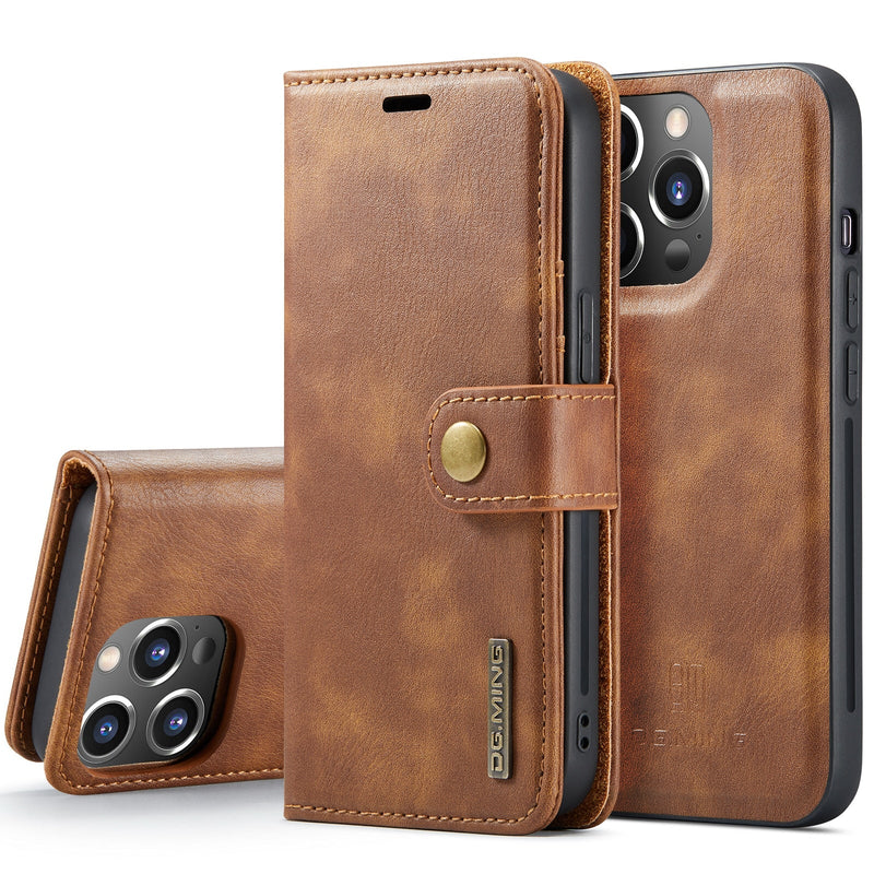 Funda iPhone Ultra Slim Cuero con Cartera Magnética 2 en 1 - Lanzamiento 2023