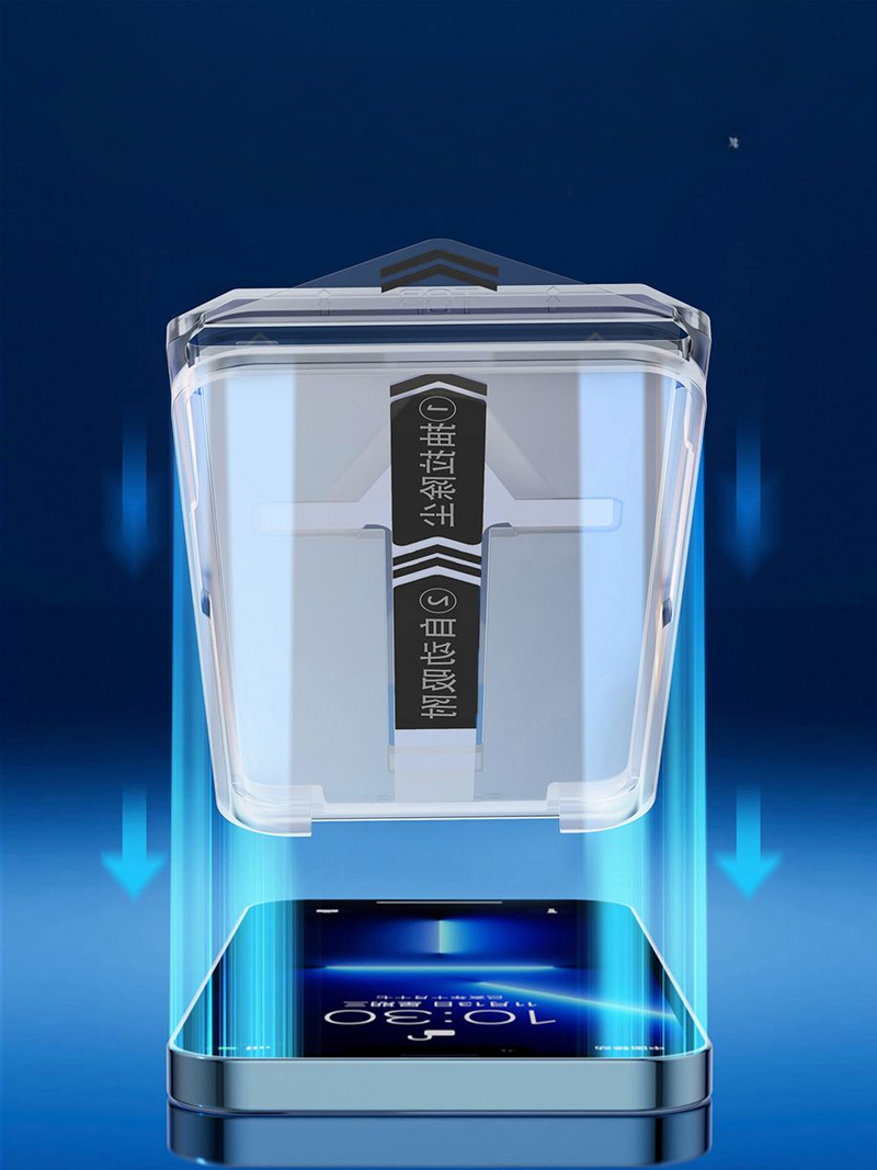 Protector de pantalla de vidrio templado premium para iPhone - Incluye kit de instalación