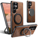 Funda para Samsung de piel con Soporte 360 Magsafe