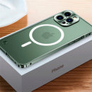 Funda protectora metálica para iPhone MagSafe en aleación de aluminio