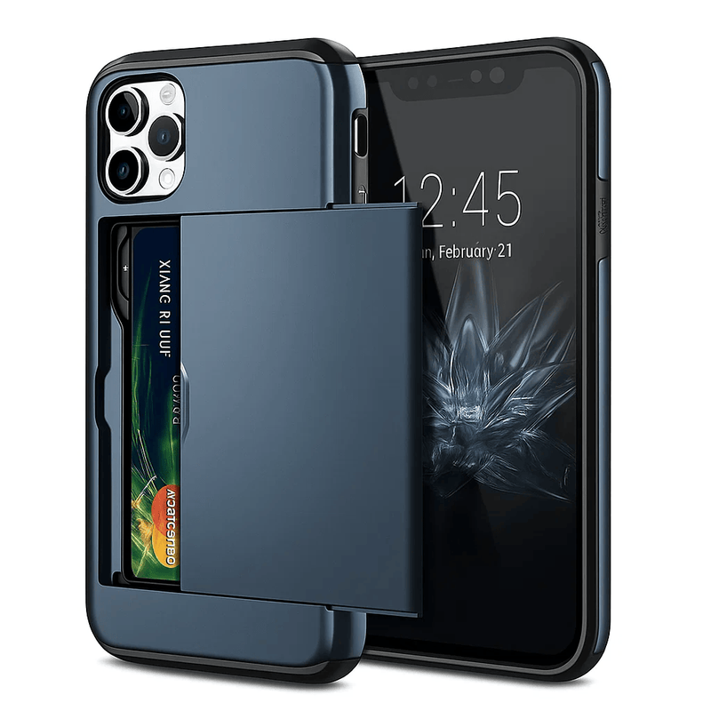 Funda iPhone Deslizante con Monedero Tarjeta