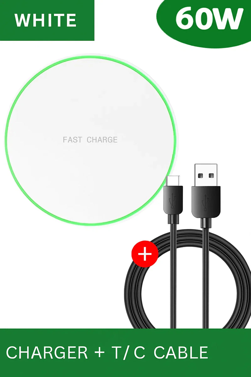 Cargador inalámbrico de carga rápida de 60 W - Cargador rápido