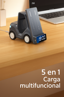 Estación de carga 5 en 1 estilo automóvil