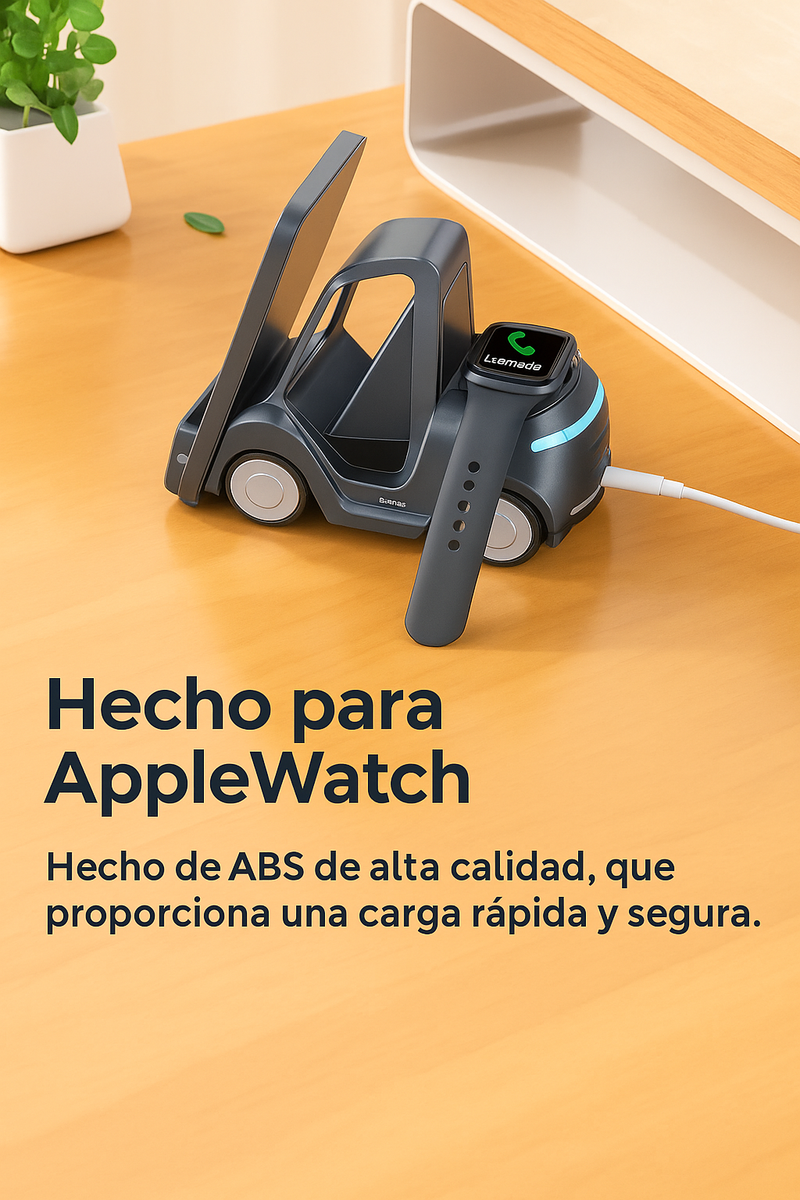 Estación de carga 5 en 1 estilo automóvil