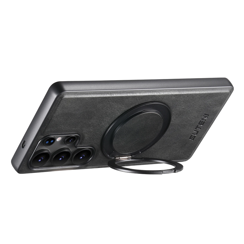 Funda para Samsung de piel con Soporte 360 Magsafe