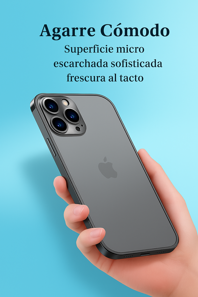Funda iPhone Metal Protect: hecho de aluminio aeroespacial